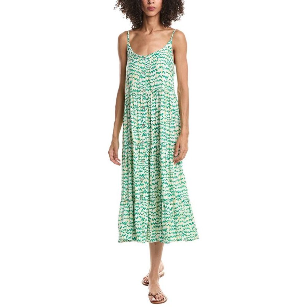 Anna Kay Womens Fleur Dress, Green
